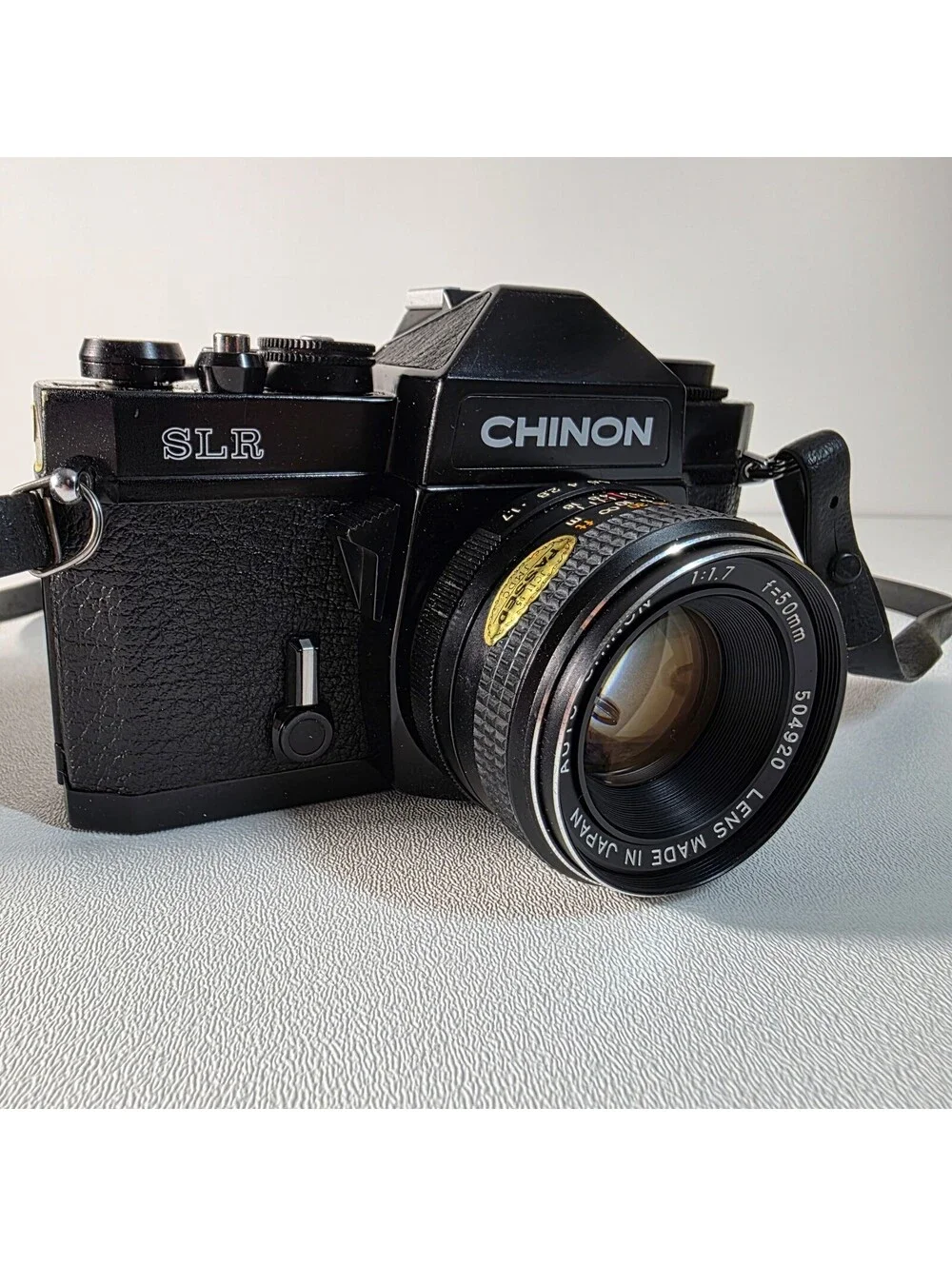 VTG Nice Metal Body Chinon SLR Metal Body Camera 50MM Lens Tested Clean